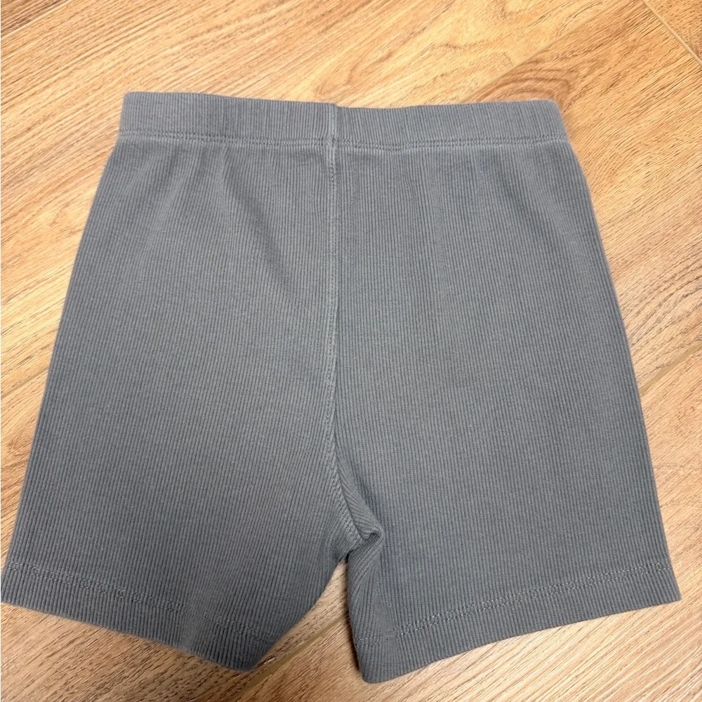 Little & Co. Kids Striped and Solid Shorts Set -‎ Gray and Red 3T